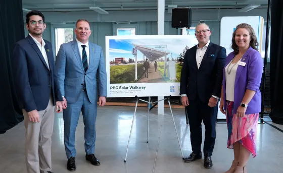 Representatives from RDP and RBC celebrated RBC Foundation’s $600,000 donation to advance energy innovation