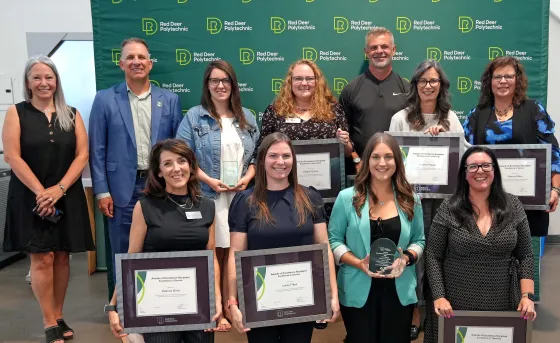 A group shot of the winners and presenters from the 2025 Awards of Excellence