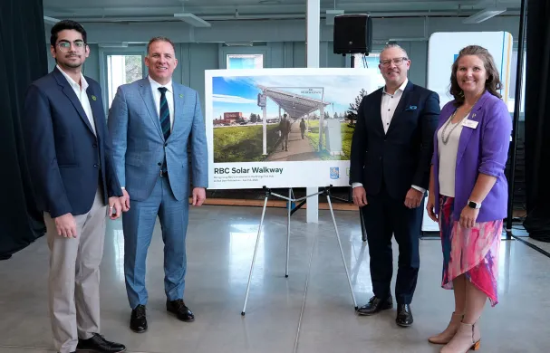 Representatives from RDP and RBC celebrated RBC Foundation’s $600,000 donation to advance energy innovation