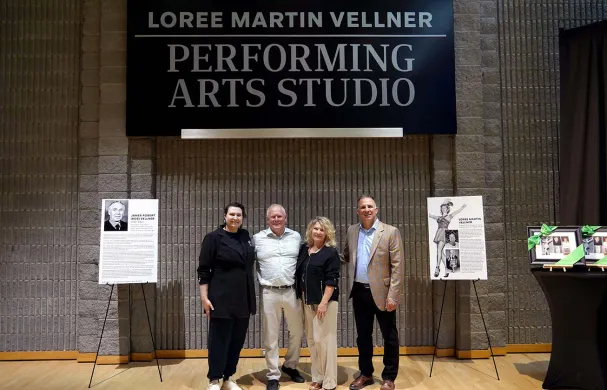 Representatives from RDP and the Vellner Family celebrate a $200,000 donation in support of students
