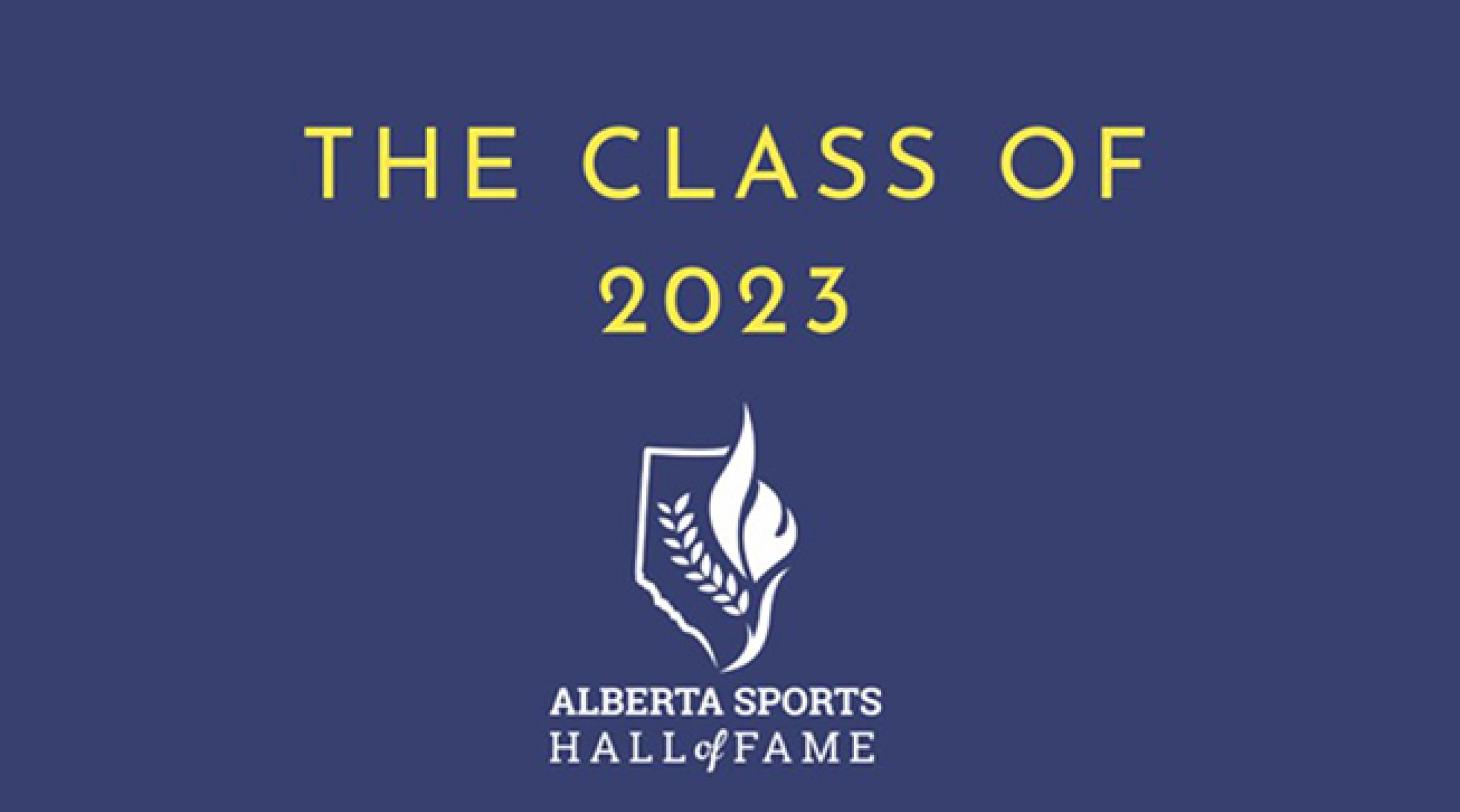Alberta Sports Hall of Fame Class of 2023 graphic