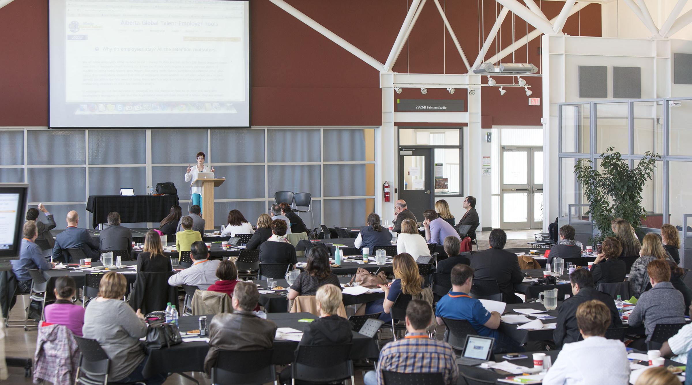 RDP hosts conferences and events in facilities such as the Cenovus Energy Learning Common