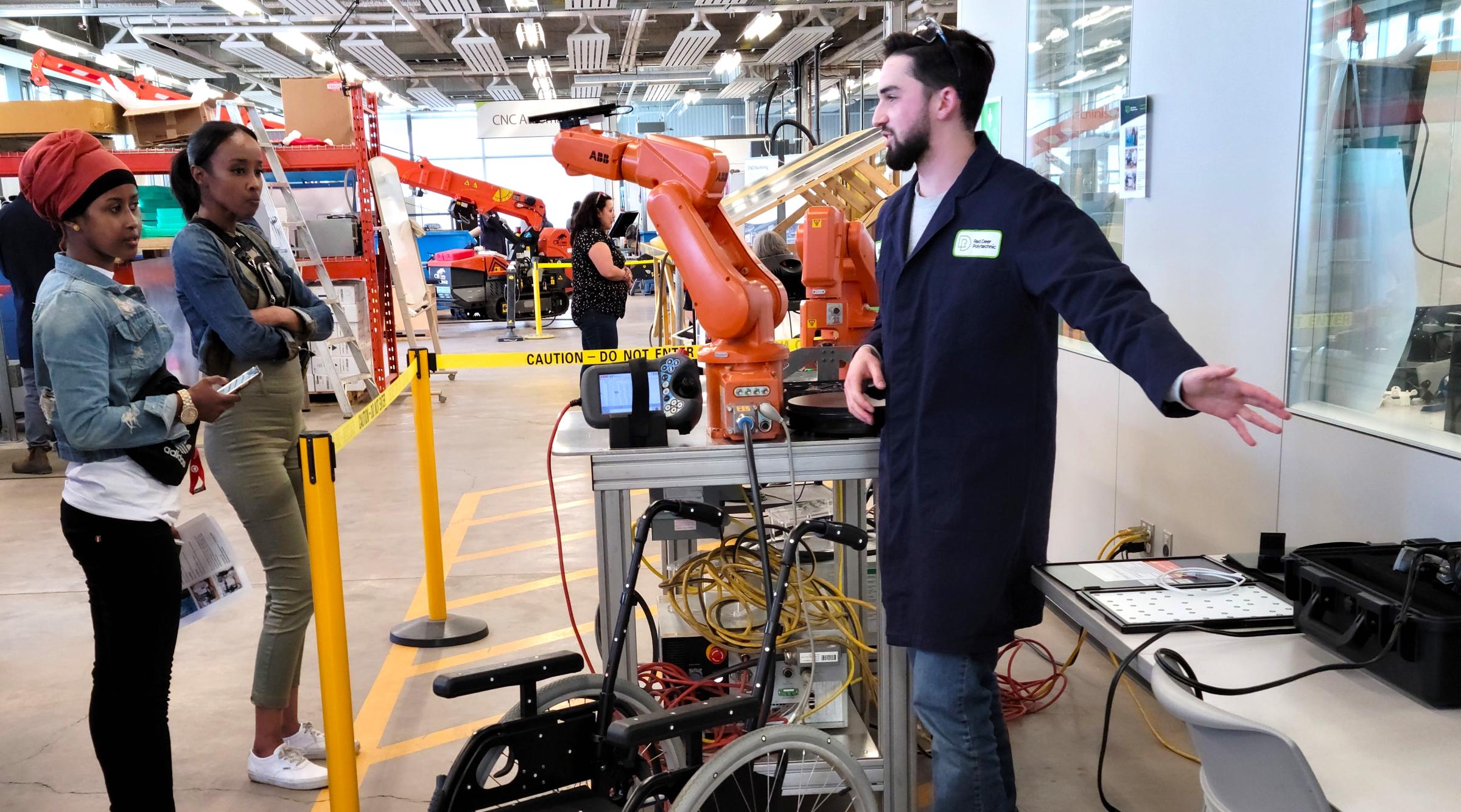 Demonstration of laser scanning in RDP's Centre for Innovation in Manufacturing-Technology Access Centre