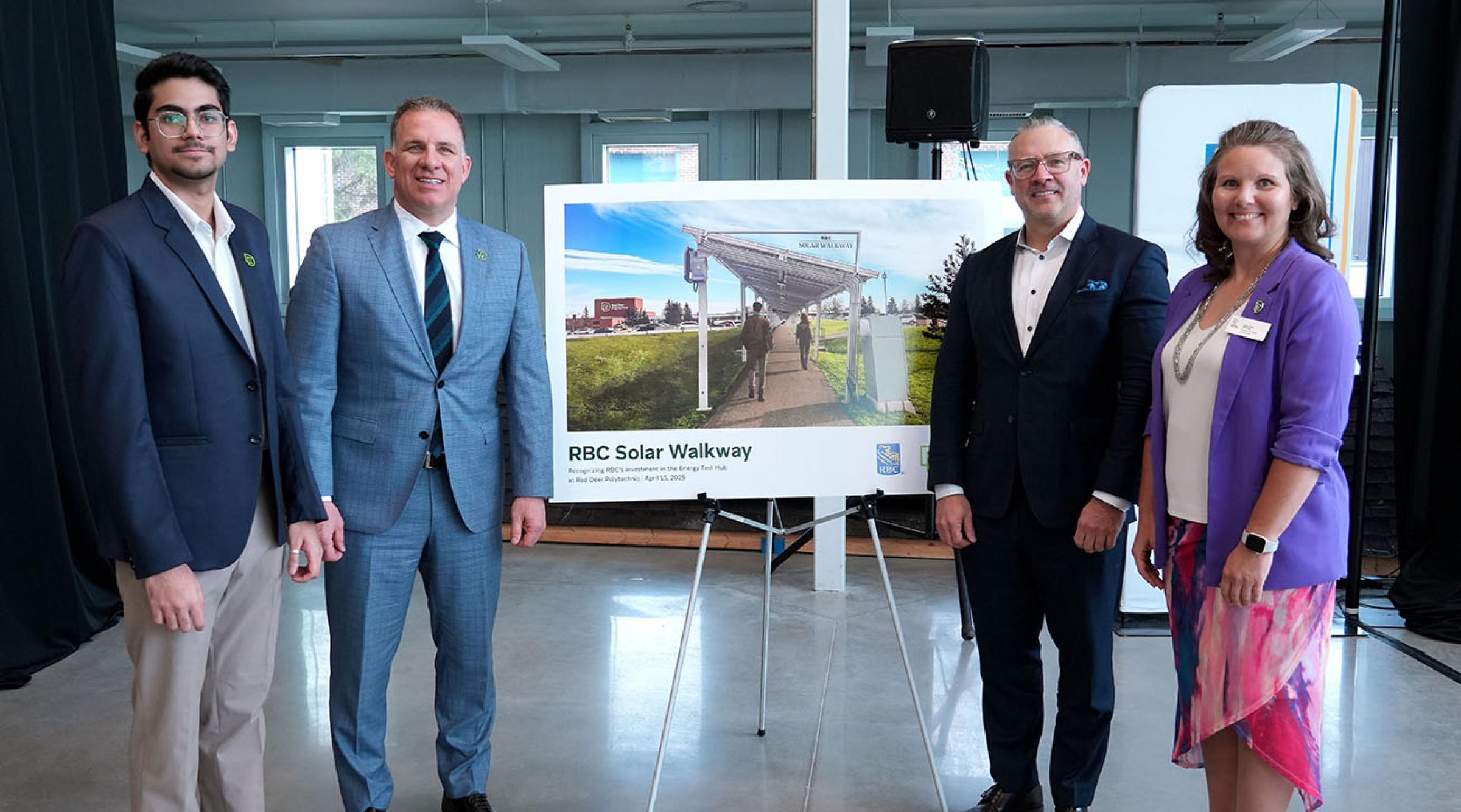 Representatives from RDP and RBC celebrated RBC Foundation’s $600,000 donation to advance energy innovation