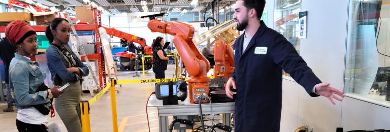 Demonstration of laser scanning in RDP's Centre for Innovation in Manufacturing-Technology Access Centre