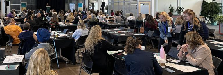 Attendees listening to speakers at Resilience Reboot Workshop