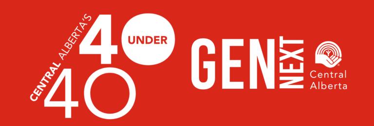 United Way of Central Alberta Top 40 Under 40 graphic