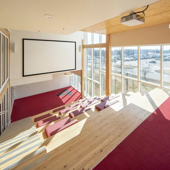 Theatre room in new RDP Residence